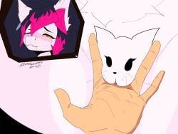 oc, original, mr_naydee, ahegao, animal_mask
