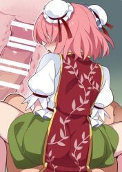 ibaraki_kasen, touhou, hammer_(sunset_beach), 1boy, 1girl