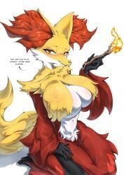 delphox, pokemon_(species), pokemon, artist_request, 1furry