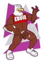 eddie_eagle, spiffygreen, abstract_background, accipitrid, accipitriform