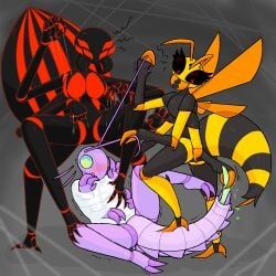 vexedcalyx, 2_fingers, 3_fingers, 4_arms, 4_fingers