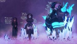 sabrina_(carro3dsculpts), critnuke, 1girls, blue_milk, blue_nipples