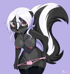diana_rayablanca, skelly_doll, anthro, bare_breasts, bow_(feature)