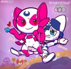 grimace_(mcdonald's), miraitowa, someity, 2020_tokyo_olympics, mcdonald's