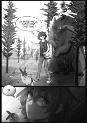 blind_girl_(popopoka), pokemon_(species), tepig, typhlosion, nintendo