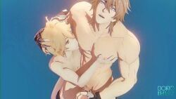 aether_(genshin_impact), varka_(genshin_impact), genshin_impact, bonoimma, 2boys
