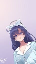 yuuka_(blue_archive), yuuka_(pajamas)_(blue_archive), blue_archive, revolverwingstudios, 1girls