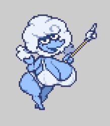 elnina_(deltarune), deltarune, cyanu, 1girls, bedroom_eyes