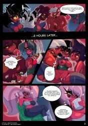 coco_(helluva_boss), josh_(helluva_boss), kat_(helluva_boss), kiki_(helluva_boss), millie_(helluva_boss)