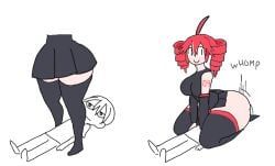 kasane_teto, utau, darko088, 1boy, 1girls