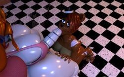 circus_baby_(fnaf), circus_mommy, toy_freddy_(fnaf), toy_freddy_(psychojohn2), five_nights_at_freddy's