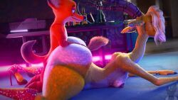 gazelle_(zootopia), nick_wilde, disney, zootopia, twitchyanimation