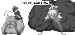 alex_(itsnafulol), reese_cavendish_(itsnafulol), vore_day, abirdeer, 1boy