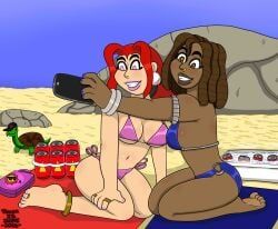 original_character, original_characters, original, dopeisnukat, 2girls