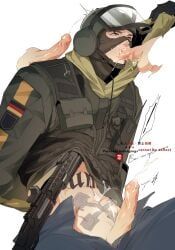 blitz_(rainbow_six), rainbow_six, rainbow_six_siege, ezekialali_rei, army_helmet