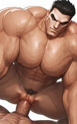 punisher_(francis_castle), marvel_rivals, noellyc00mer, abs, bara