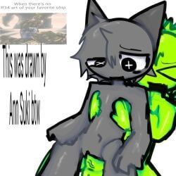 gray_(sprunki), lime_(sprunki), owakcx_(sprunki), sprunki, cuntboy