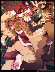avery_(roanoak), ben_(roanoak), holidays, aycee, alternate_species