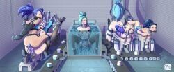 ahri, akali, akali_jhomen_tethi, evelynn, k/da_ahri