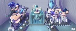ahri, akali, akali_jhomen_tethi, evelynn, k/da_ahri