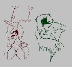 beith_(fur_ghost), fur_ghost, ghostfluff0, 1girls, ass