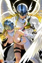 angemon, angewomon, digimon_(species), digimon, bitingcheese