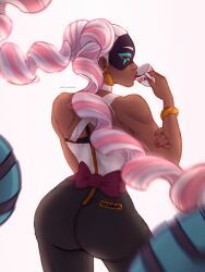 twintelle, twintelle_(arms), arms_(game), koregoinglewd, ass