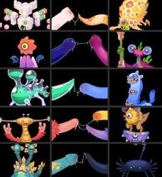 auglur, blarret_(my_singing_monsters), flasque, gaddzooks, meeb