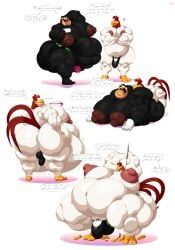 foghorn_leghorn, pete_(disney), peter_pete_sr., disney, looney_tunes