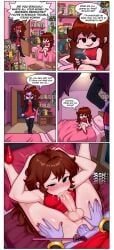 futa_mommy_gf, girlfriend_(friday_night_funkin), link, mario, mommy_mearest