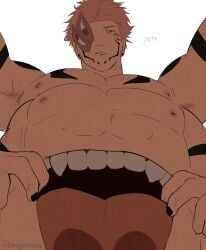 ryoumen_sukuna_(jujutsu_kaisen), jjk, jujutsu_kaisen, kucyash, huge_mouth