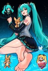 hatsune_miku, hatsune_miku_(cosplay), vocaloid, 1girls, 2girls