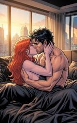 barbara_gordon, batgirl, batgirl_(barbara_gordon), batman, batman_(bruce_wayne)