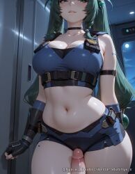 qingyi_(zenless_zone_zero), zenless_zone_zero, nyx_x, 1boy, 1girls