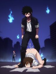 dabi, hyoudou_issei, shouto_todoroki, todoroki_shouto, todoroki_touya