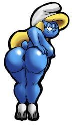 smurfette, smurfs, the_smurfs, 1girls, anus