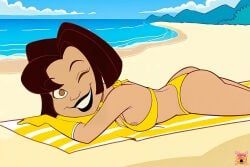 trudy_proud, disney, disney_channel, the_proud_family, hunnyhive(artist)
