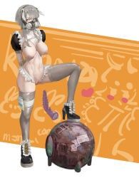 original, 1girl, arms_behind_back, black_shoes, breasts