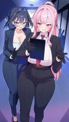 mori_calliope, ouro_kronii, hololive, hololive_english, o-rindou5100