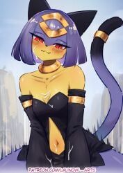 sekhmet_(pal), palworld, 1girl, animal_ears, animal_nose