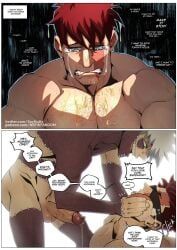 dabi, endeavor_(my_hero_academia), enji_todoroki, touya_todoroki, my_hero_academia
