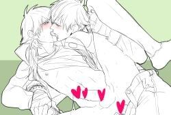 noiz_(dramatical_murder), seragaki_aoba, dramatical_murder, 2boys, anal