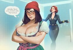 black_widow_(marvel), darcy_lewis, natasha_romanoff, avengers, marvel