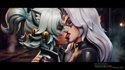 ami_han, black_cat_(marvel), black_cat_(marvel_rivals), felicia_hardy, white_fox_(marvel)