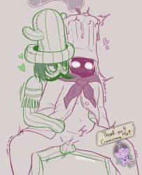 gregory_horror_show, neppyin, blush, blushing, cactus