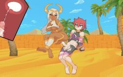 egyptian_mythology, nakara, redspike, 1boy, 1girls