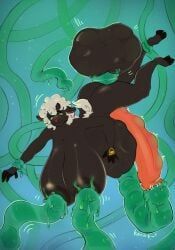 kecafur, anthro, balls, belly, big_balls