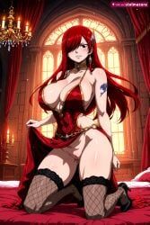 erza_scarlet, fairy_tail, patreon, stelmazura, 1girl