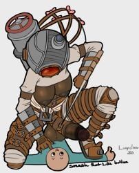 big_sister_(bioshock), bioshock, bioshock_2, mechamonkeyz, 1boy