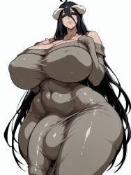 albedo_(overlord), overlord_(maruyama), aibuta, 1futa, 1futanari